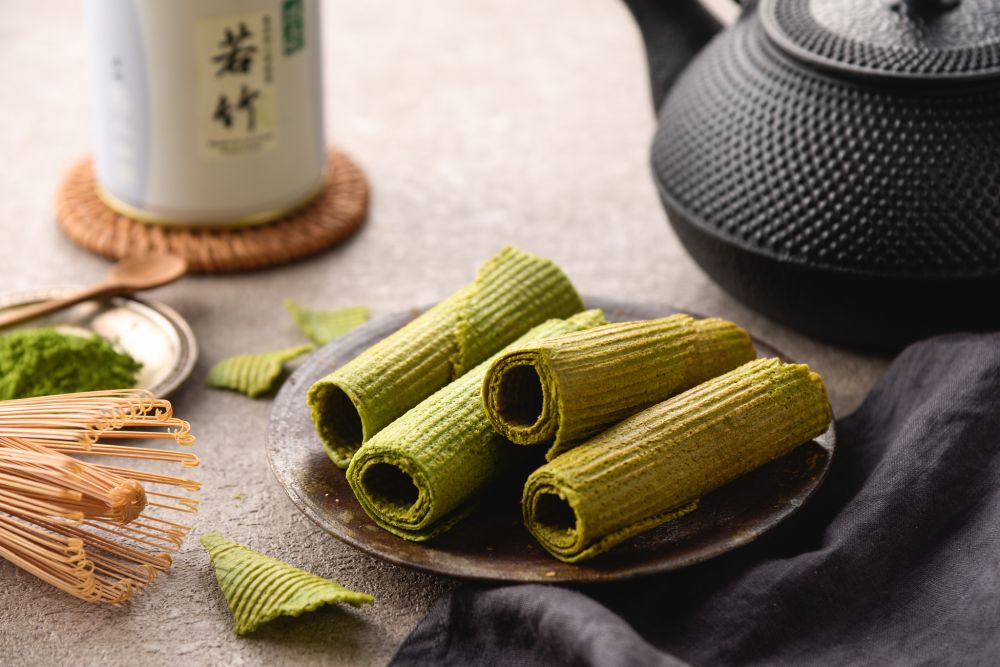 宇治抹茶手作脆餅