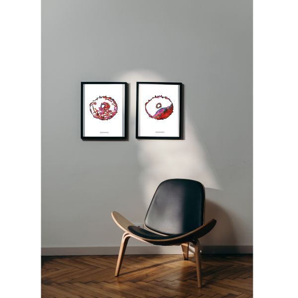 【初心大藝】線上展「初心」 流星溫泉花園03 海報及棉T