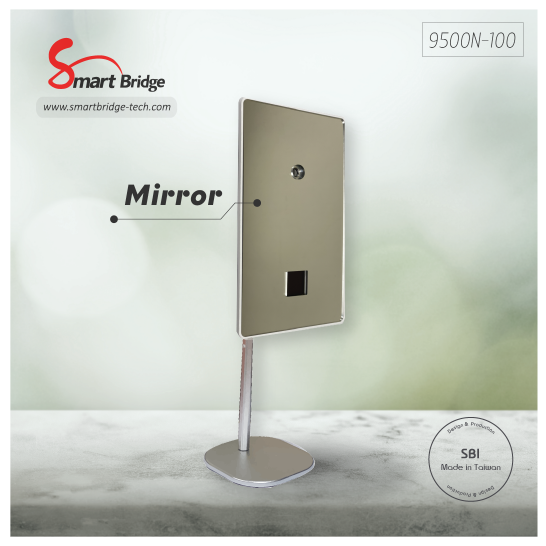 智能量測體溫器 人員入口體溫偵測器  智慧測溫魔鏡 (價格請電洽)