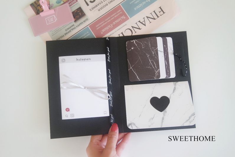 ｜現貨｜ IG大理石機關對折卡片書