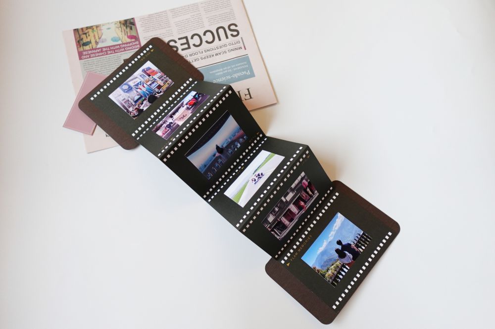 ｜現貨｜普普風相機造型／底片摺疊手工卡片