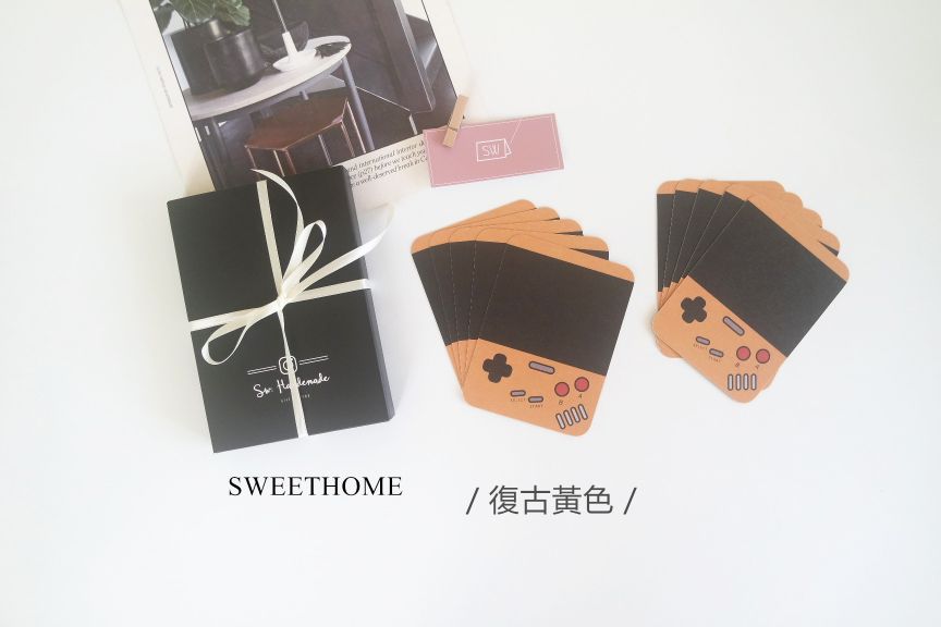｜現貨｜GAME BOY 復古電玩造型小卡／套裝禮盒組