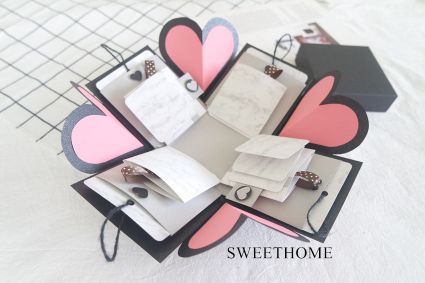 禮物盒造型卡片－托斯卡納大理石