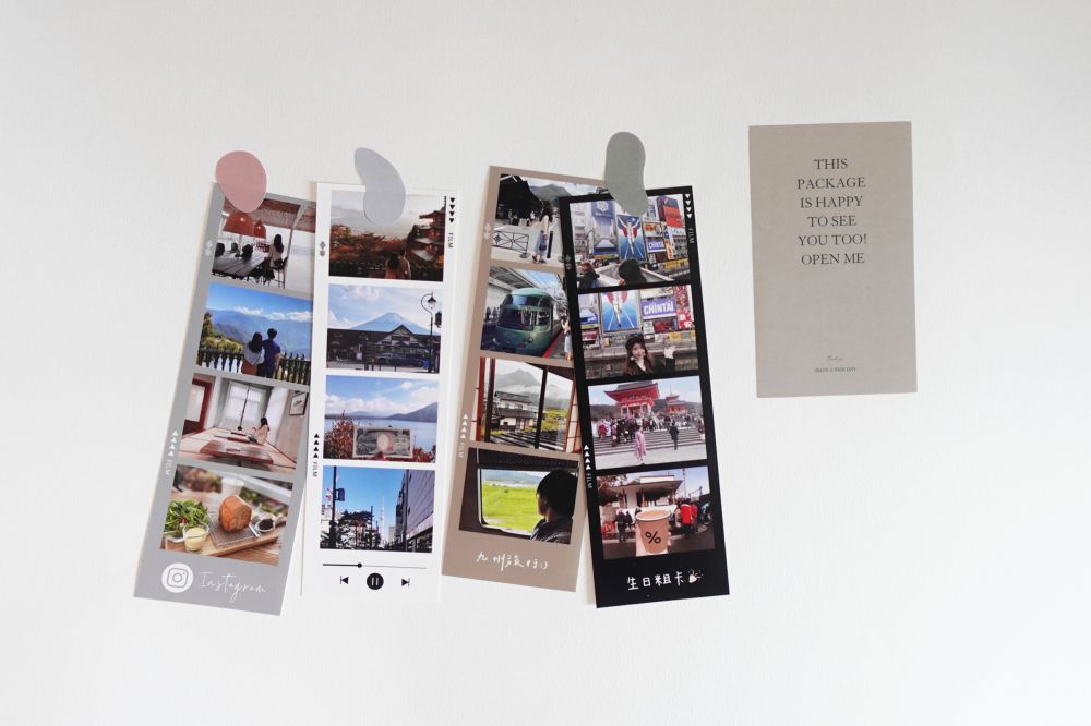 韓國復古拍貼機 人生四格小卡 附透明卡膜－畢業禮物