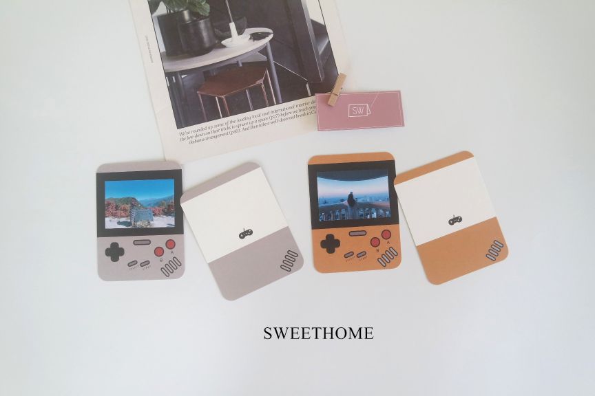 ｜現貨｜GAME BOY 復古電玩造型小卡－創意卡片