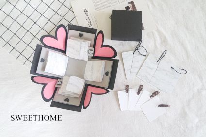 禮物盒造型卡片－托斯卡納大理石