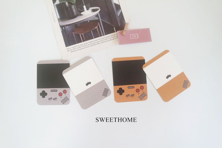 ｜現貨｜GAME BOY 復古電玩造型小卡－創意卡片