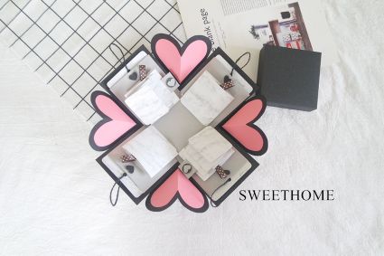 禮物盒造型卡片－托斯卡納大理石