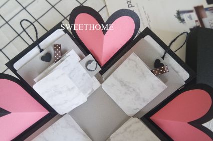 禮物盒造型卡片－托斯卡納大理石