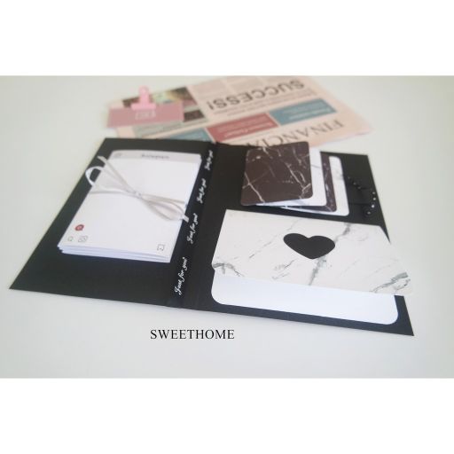 ｜現貨｜ IG大理石機關對折卡片書