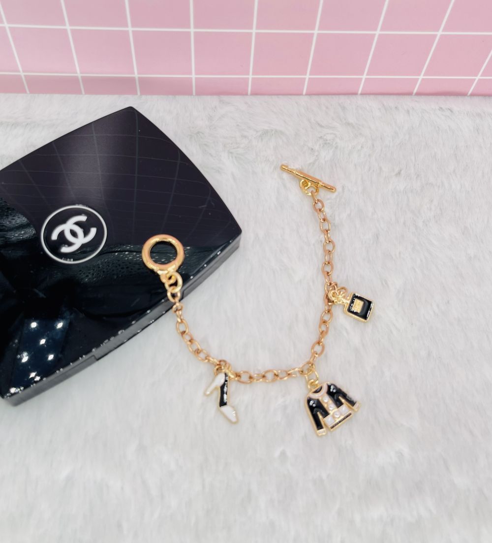 小香風A款銅鍍玫瑰金手鍊