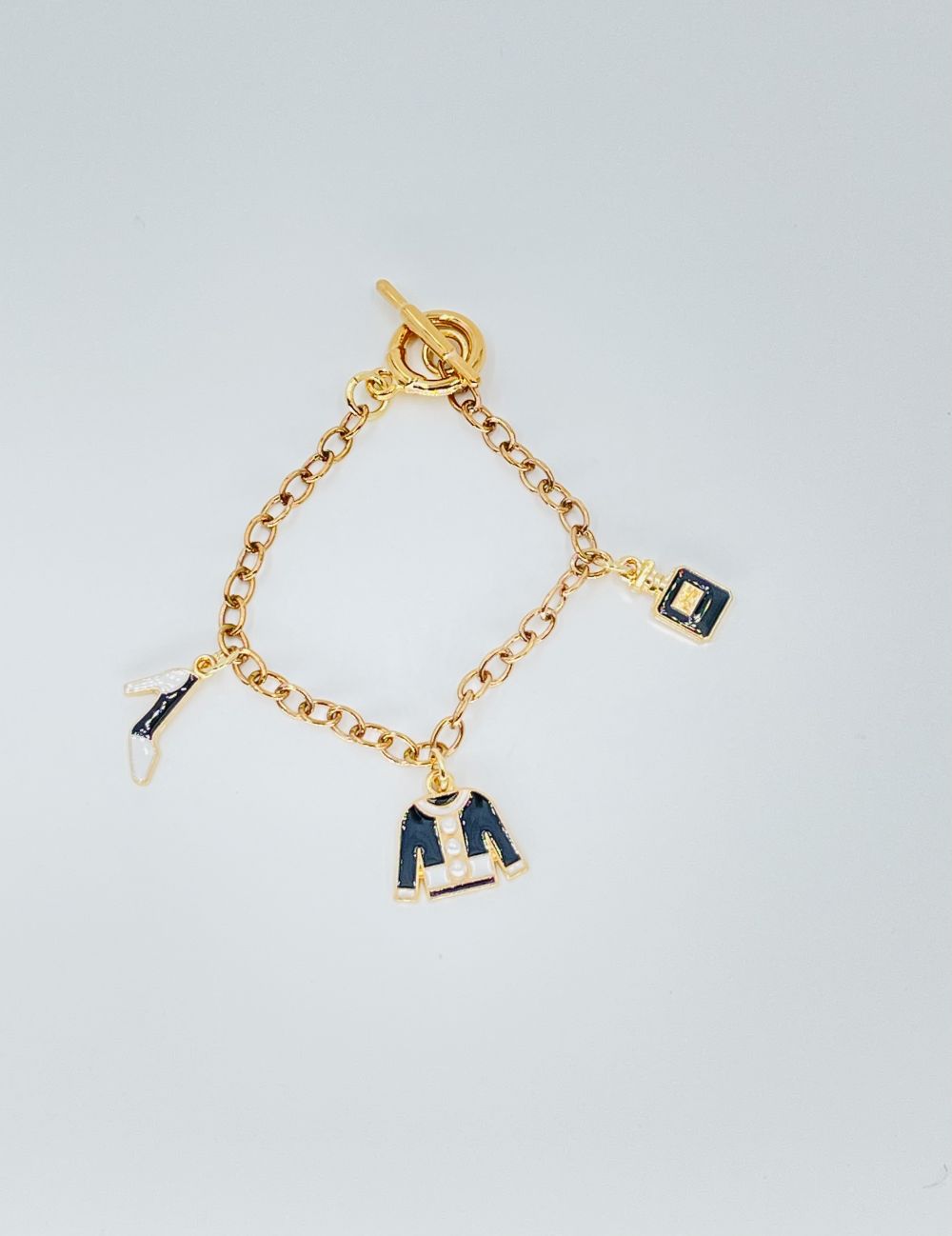 小香風A款銅鍍玫瑰金手鍊