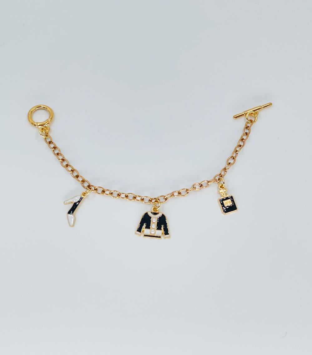 小香風A款銅鍍玫瑰金手鍊