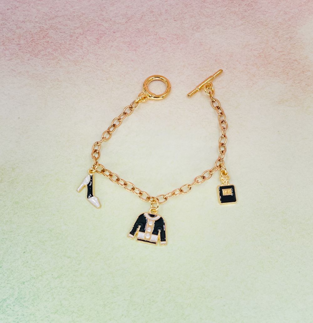 小香風A款銅鍍玫瑰金手鍊