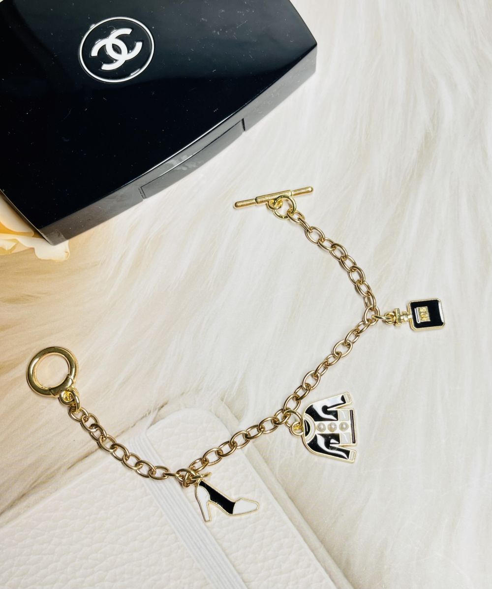 小香風A款銅鍍玫瑰金手鍊