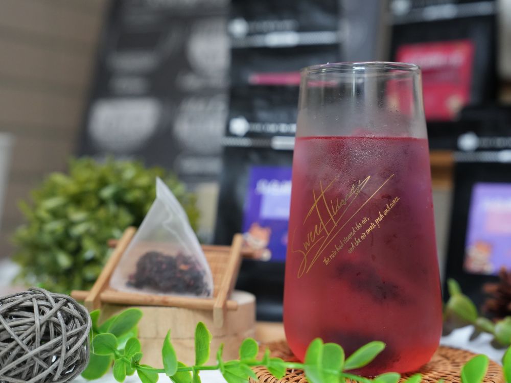 藍莓果粒茶(無咖啡因)