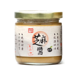 【醬媽媽】現磨純白芝麻醬200g